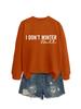 Women's Casual European & American Winter Pullover Sweatshirt
