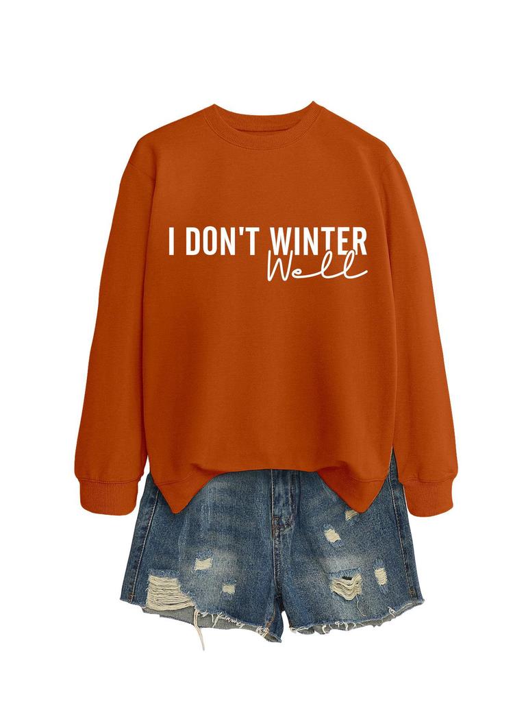 Women's Casual European & American Winter Pullover Sweatshirt