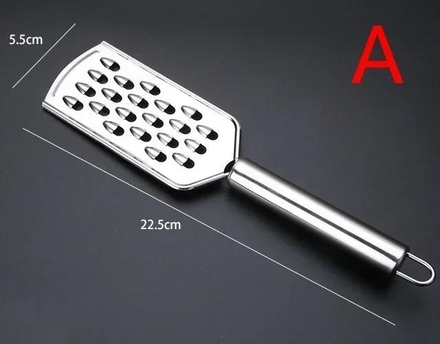 1Pcs Stainless Steel Handheld Cheese Grater Multi-PurposeKitchen Food Graters For Chocolate Butter Fruit Vegetable Kitchen Items