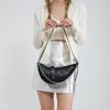 Trendy 2024 Black Small Pu Shoulder Bag Stylish Street Fashion Chic Design