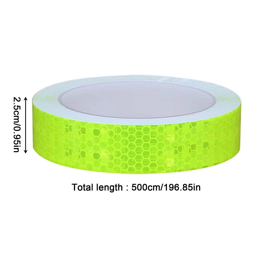 5m Reflector Tape High Conspicuity Strong Adhesive Strips Reflective Stickers Safety Outdoor Waterproof Night Warning Tape