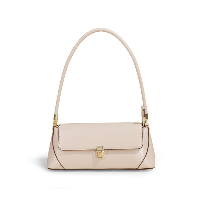 Real Leather Bag, Women's Leather Commuting Bag, High-end Feeling, Armpit Bag, French Stick Bag