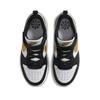 (PS) Nike Court Borough Low Recraft 'Black White Metallic Gold' Kids' DV5457-008