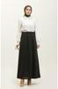 Women's Style Big Size Skirt Feride Buttoned Skirt