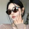 BMW Korean style cat eye sunglasses women's ins ultra light fashion uv protection big face slimming hot girl retro sunglasses sunshade