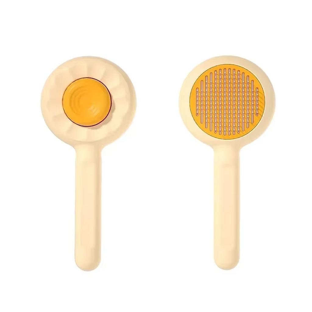 Grooming Kit Deshedding Brush Comb And Nail Clippers For Long Haired Cats Pet Combs