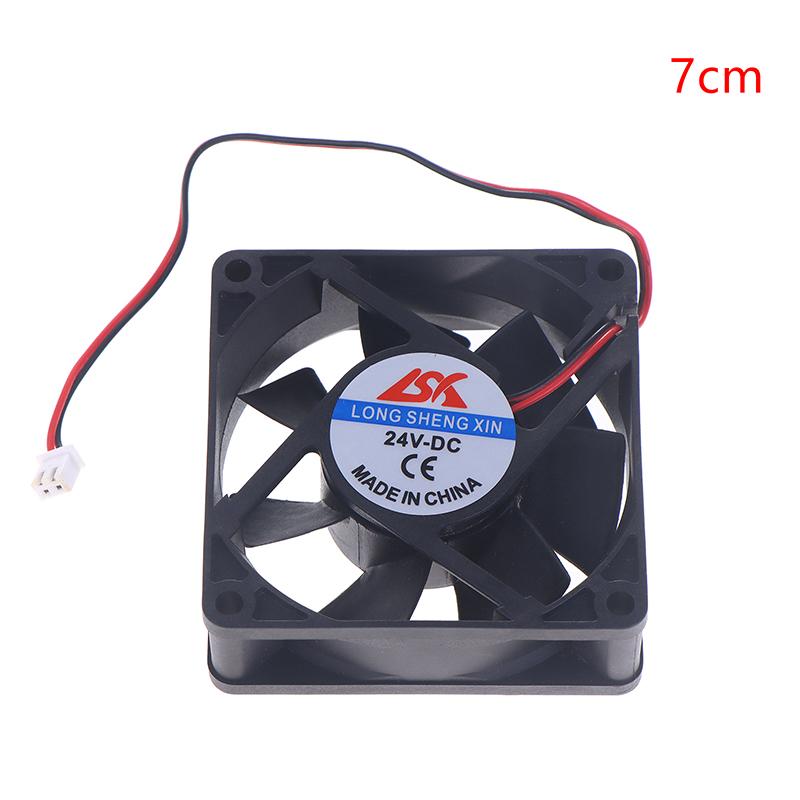 5V/12V/24V Cooling Turbo Fan Brushless 3D Printer Parts 2Pin For Extruder Dc Cooler Blower Part Black Plastic Fans