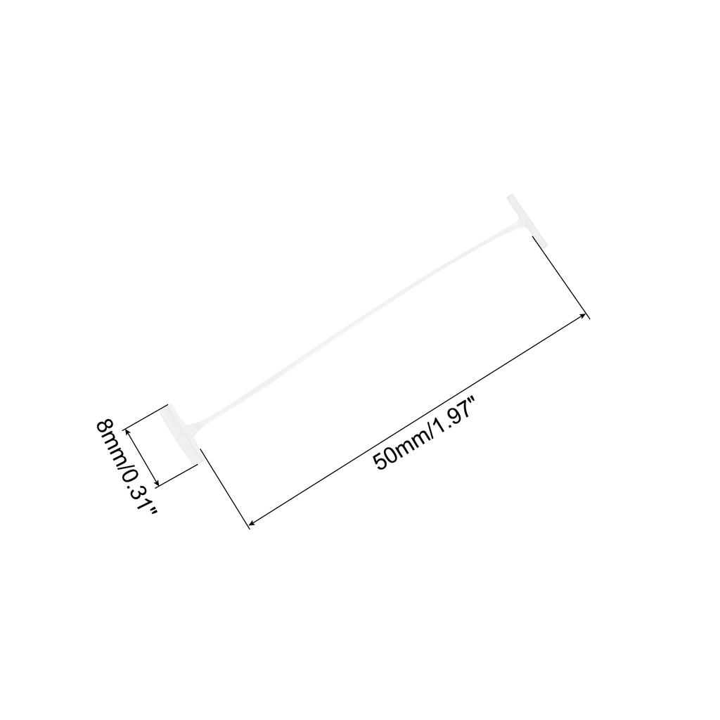 1500pcs Standard Tagging Fasteners Plastic Regular Standard Label Tagging Barbs for Garment Price Tag Label Tagging Barbs