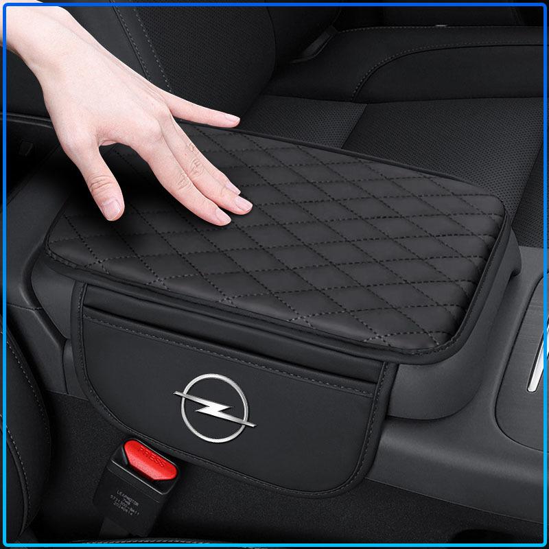 For Opel Astra H G Corsa Insignia Astra Antara Meriva Zafira Interior 1Pc Leather Auto Consoles Car Armrest Cushion with Storage Car Styling