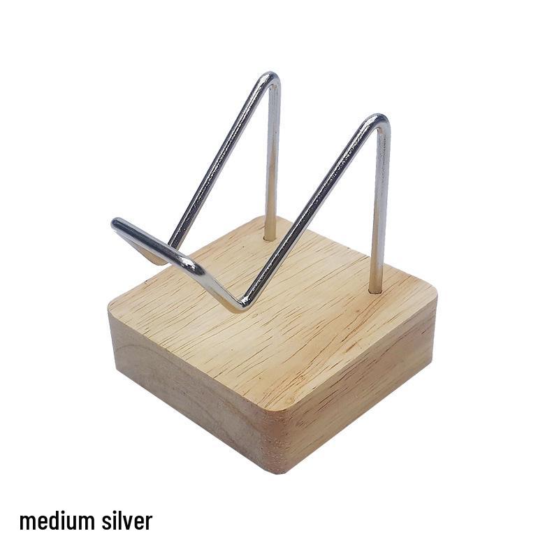 Beech Wood Display Stand for Crystals, Minerals, and Metal Ore Specimens