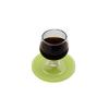 Silicone Fluorescence Cup Coaster Insulation Anti-Slip Kitchen Pad Dirt Resistant Table Protector for Home Office