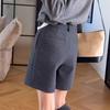 Pre-Sale Stylish Woolen Mid-Length A-Line Winter Shorts for Women