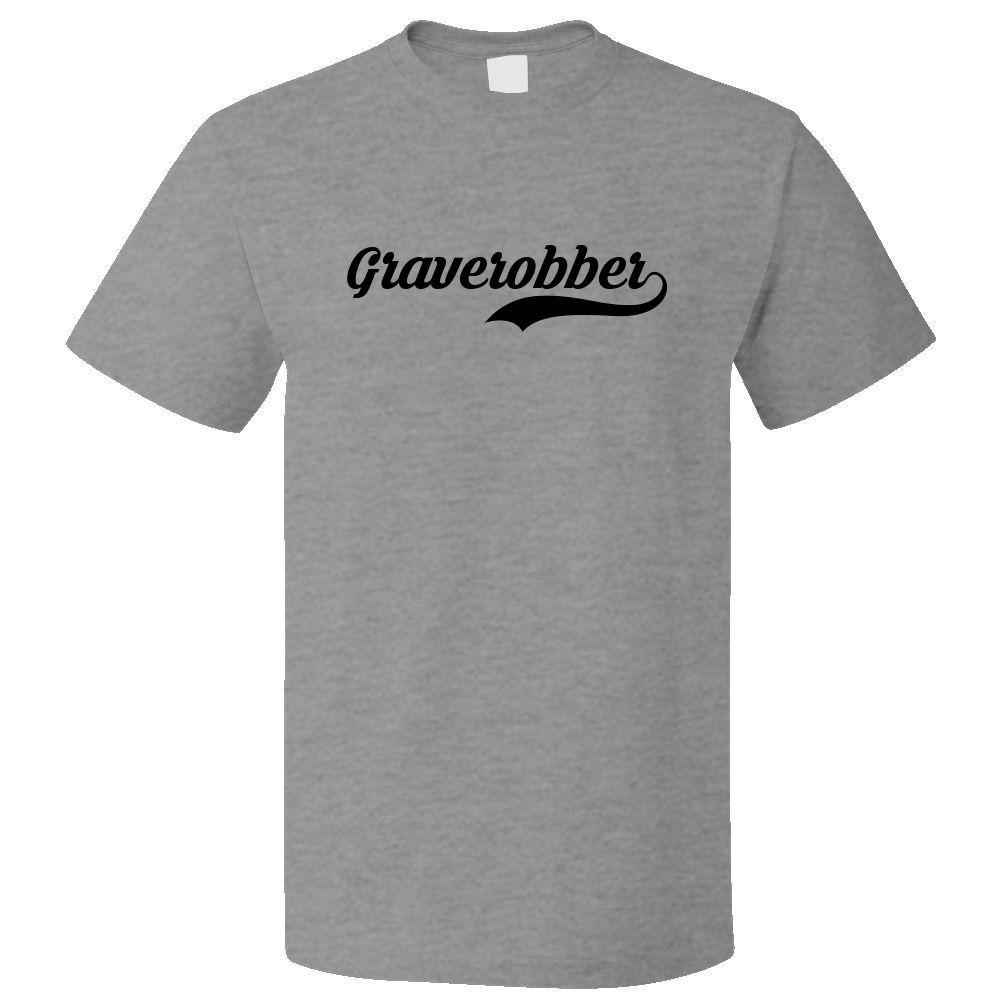 Divertida Camiseta Graverobber Retro Old School CamisetaSe abre en una nueva ventana o pestaña S
