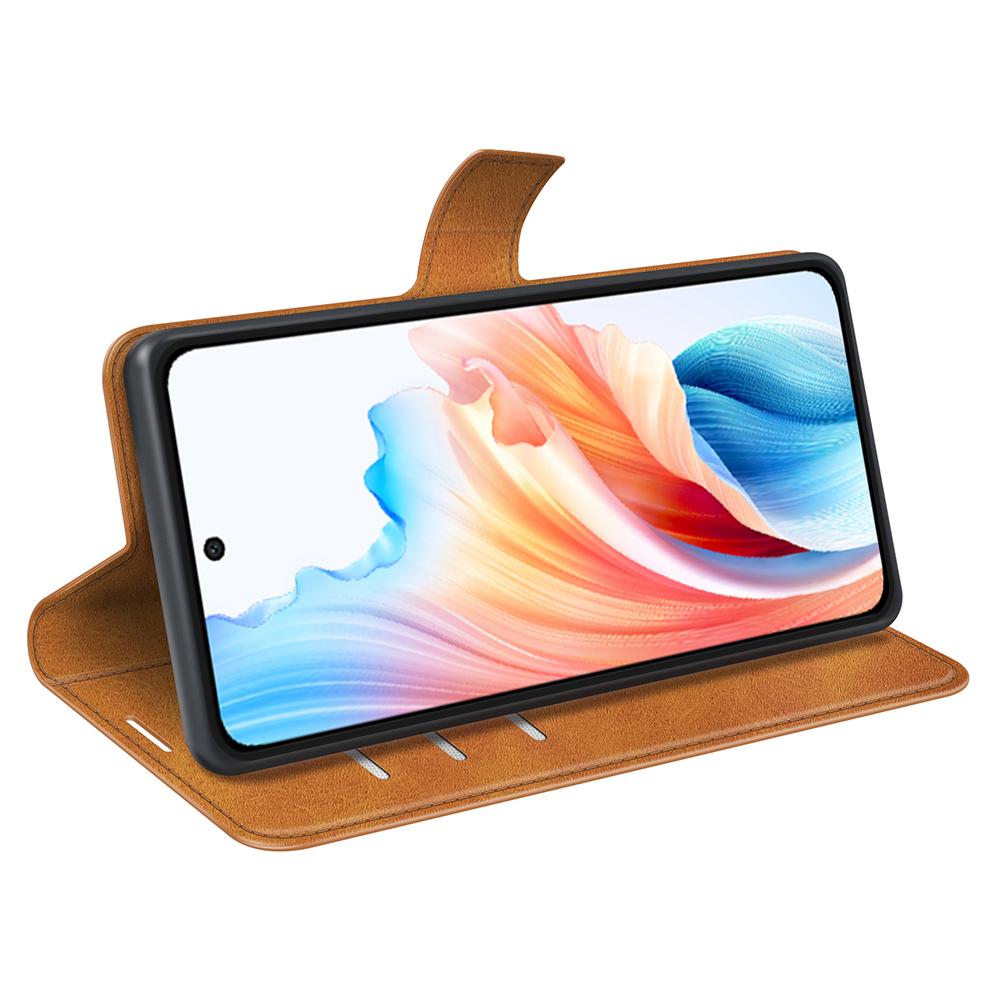 For Oppo A79 5G/A2 5G Case PU Leather Calf Texture Wallet Phone Protector
