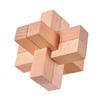 Wooden Luban Puzzle for Adults Kids Unlock Interlock Games Fun Challenge IQ Logic Training Brain Teaser Educational Toys