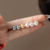 Elegant French Vintage Pearl Stud Earrings – Chic, Versatile & High-End Accessory for Women