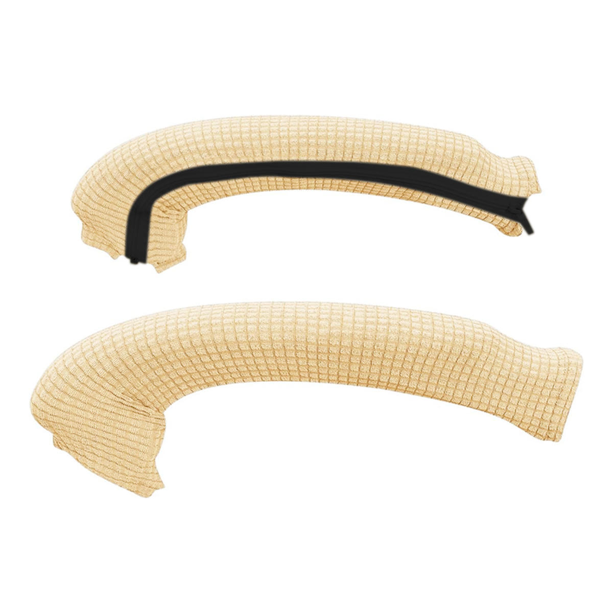 

1 пара однотонных универсальных эластичных чехлов на подлокотники стула, накидки, пылезащитные перчатки для подлокотников офисного компьютерного стула, простые однотонные, легкая установка None покинуть белый