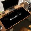 90x40cm PC Anime Cartoon Neu HD Schreibtischunterlage Bloodborne Großes Gaming-Mauspad Büro Laptop Zubehör Anti-Rutsch-Mauspad Teppich