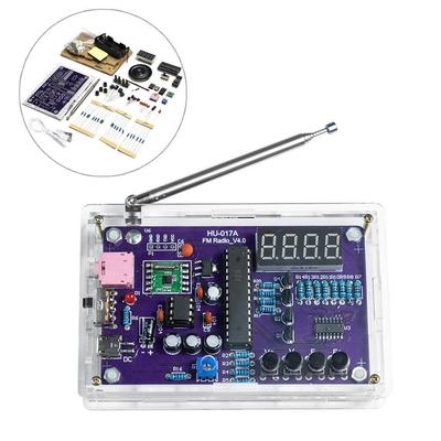 Electronic FM Radio Kit Soldering Practice Kit HU-017A RDA5807S FM Radio Kit
