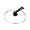 Universal Vertical Pan Lid 14-38cm/6-15in Visible Wok Cover Tempered Glass Pot Lid  Dish