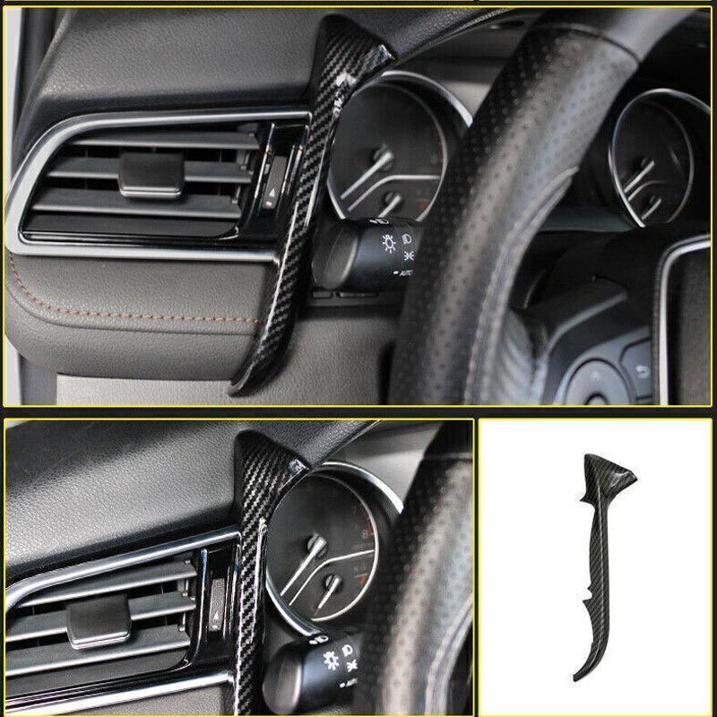 Dash Left AC 1PCS Carbon Fiber Air Outlet Vent Trim For Toyota Camry 2018-
