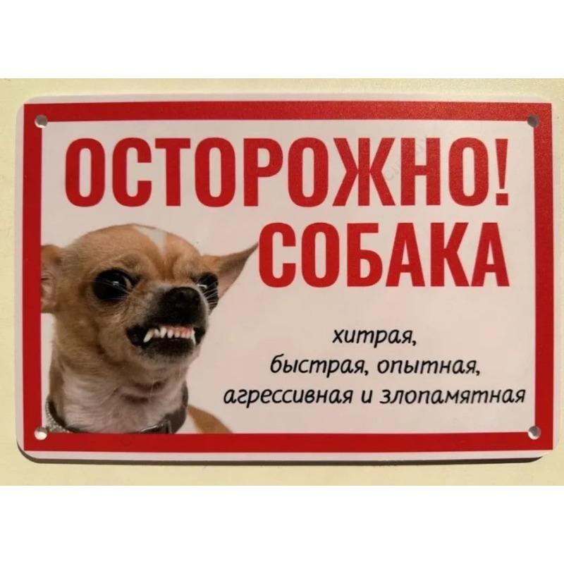 Dog May Eat Metal Sign, Humorous Pet Warning Plaque