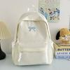 Schoolbag Wholesale High Value Bow Lightweight Small Backpack Japanese Ins Simple High School Student Schoolbag Versatile Backpack