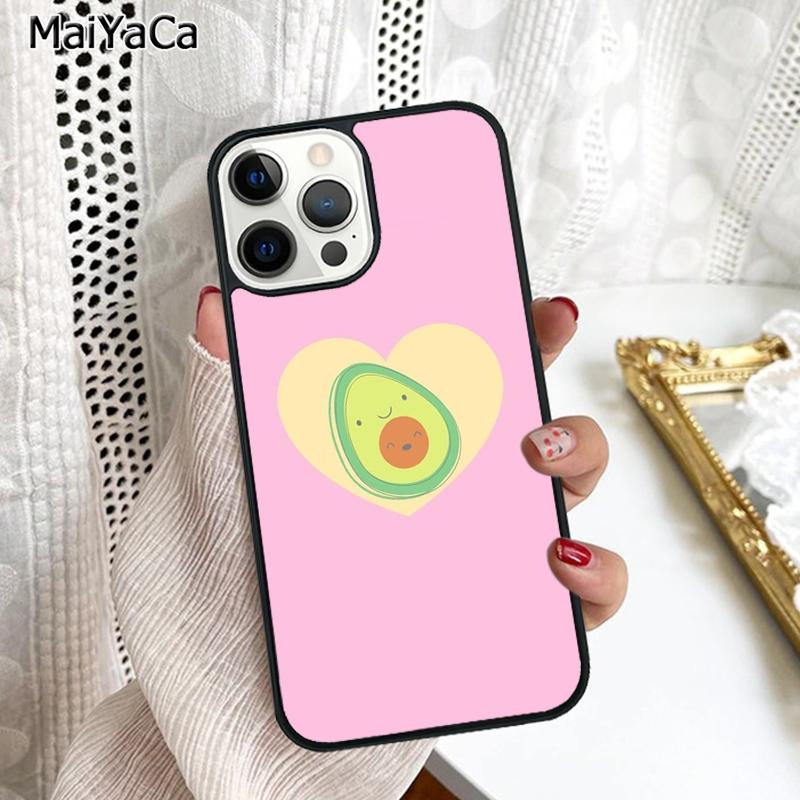 Lovely Fruit Avocado Phone Case Cover For iPhone 17 Air 16 16e 15 plus 11 12 13 14 pro max shell coque