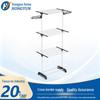 Foldable Metal Clothes & Towel Rack: No-Drill, Three-Tier, Movable, Multi-Functional Storage & Drying Stand