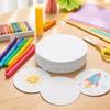 100pcs Button Badge Blank Paper DIY Badge Making Paper Round Photo Printer Paper  For DIY Lovers