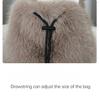Ladies Faux Fox Hair Backpack