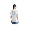 Calvin Klein Casual Cotton Colorful Letter Print Short Sleeve T-Shirt Unisex Tops White J400316YAF