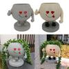 Resin Face Planter Pots Creative Head Flower Pots Succulent Planter Cute Plant