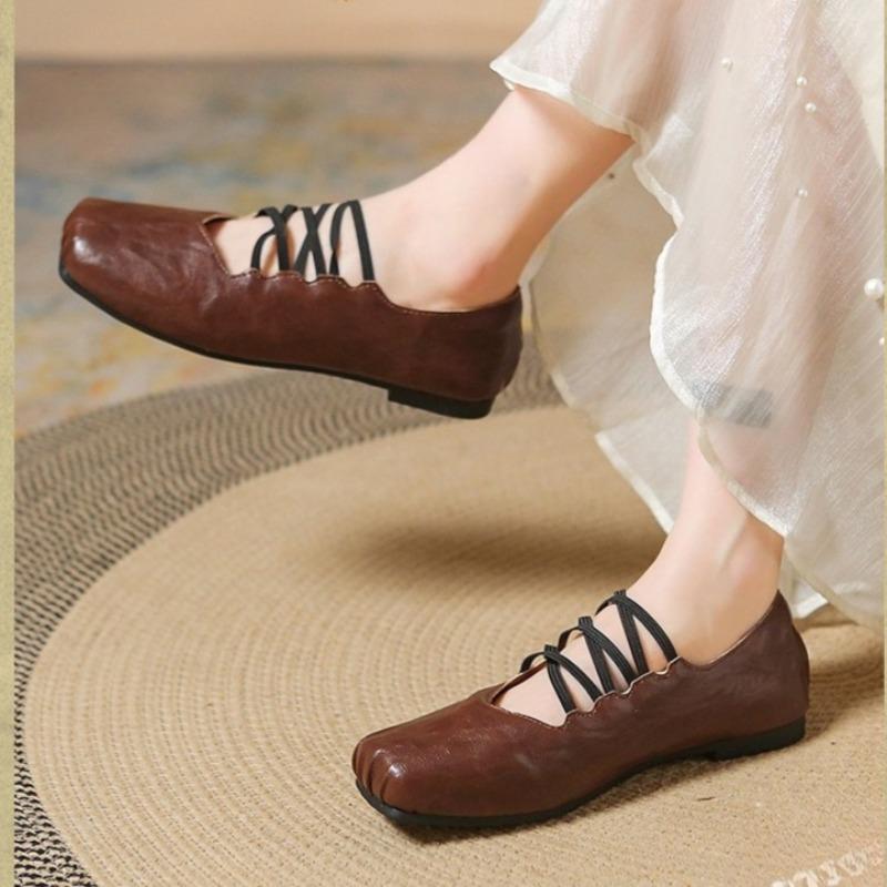 Fashion Women Flats Ballet Dance Shoes Elegant Classical Sandals Fashion Autumn Sneaker 2025 New Loafer Shoes Dress Zapatillas De Mujer