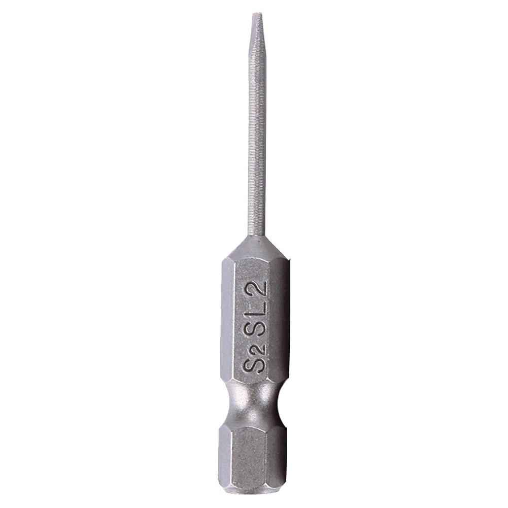 1 Stück Schraubendreherbit 2.0-6.0mm Zubehör Schlitzkopf