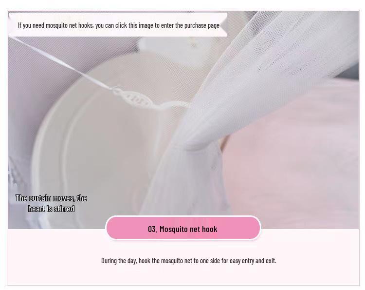 Traditional Encrypted Mosquito Net Tent for Double Bed - Free Shipping