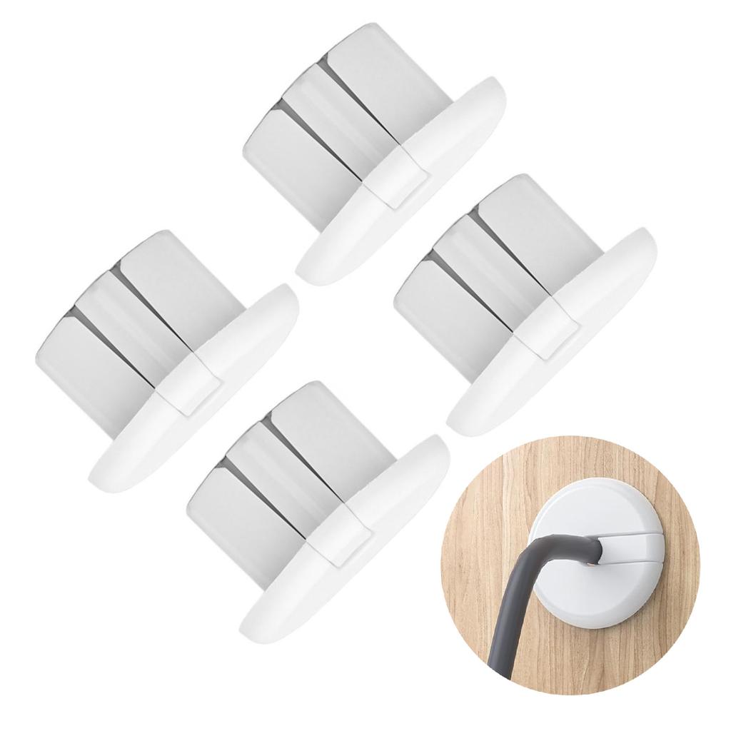 4PCS Cable Pass Through Grommets Cord Sleeves for Rectangular V2 Replacement Cable Ethernet Adapter