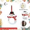 DIY Craft Pendant Hanging Picture Frame Ornaments Wooden Xmas Tree Hanging Decor  New Year