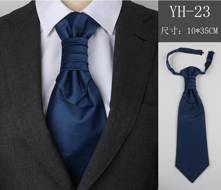 Men'S Tie, Wedding Groom Dinner Meeting Suit Gentleman'S Dress British Burgundy Silk Hong Kong Knot