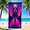 1Pc Jason Vorhees Meets Virtual Reality Beach Towel Quick Dry Multiuse For Beach Pool Gym Yoga Home Travel Christmas Halloween Xmas Gift N1426
