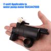ABS Windshield Washer Pump For 106 207 208 307 Easy DIY Installation and Efficient Cleaning In All Weather Conditions 9643447980