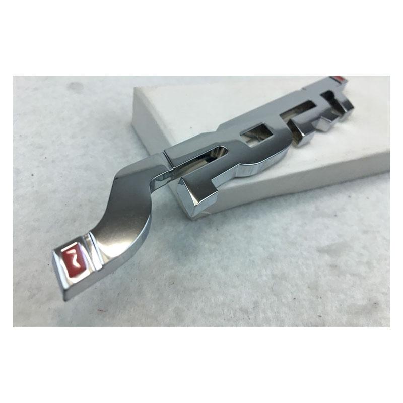 Luxuriöses Schwarzes Sportemblem Kofferraumabzeichen Aufkleber Für Ultimative Autoästhetik