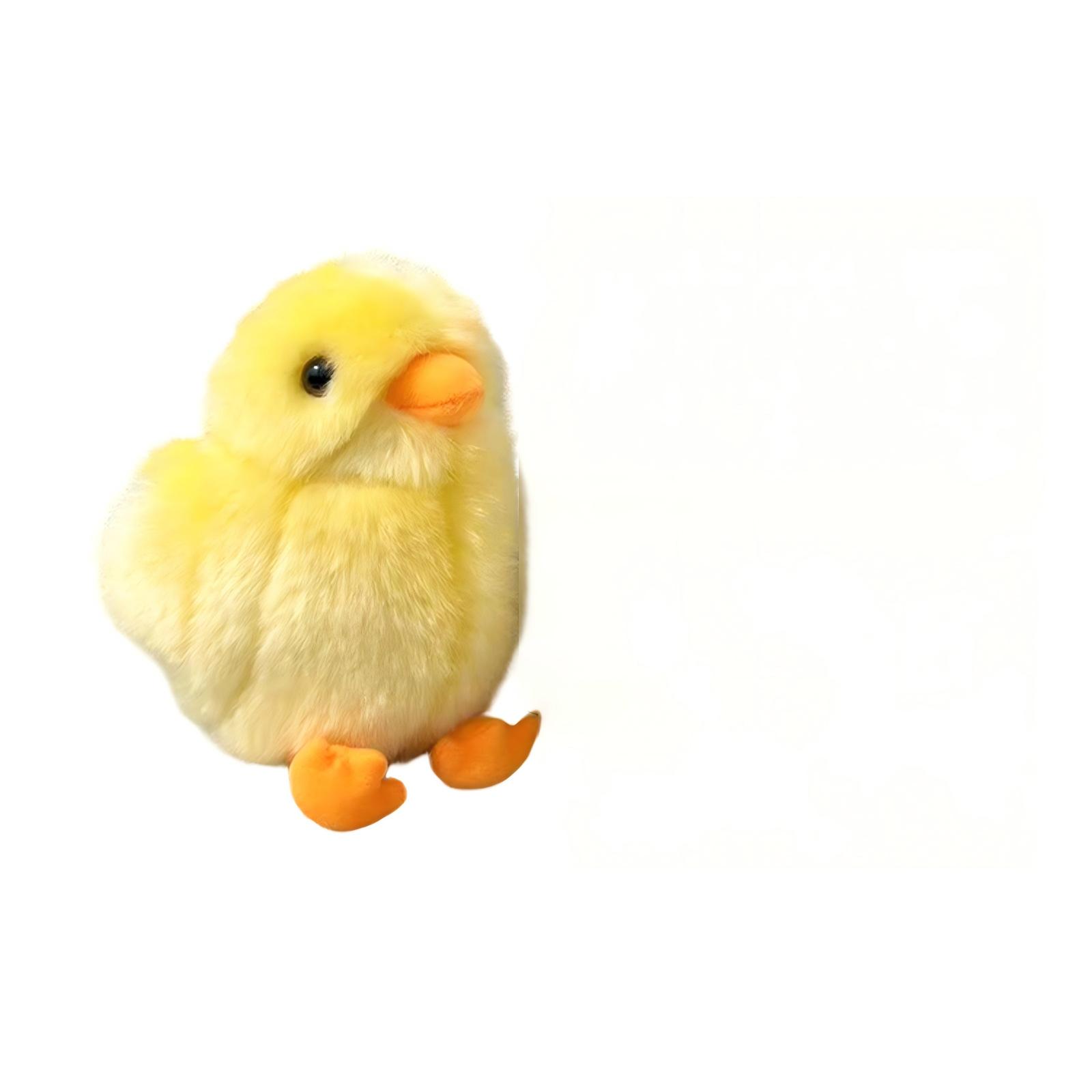 

Cute Simulated Chick Plush Toy Sound-making Small Doll