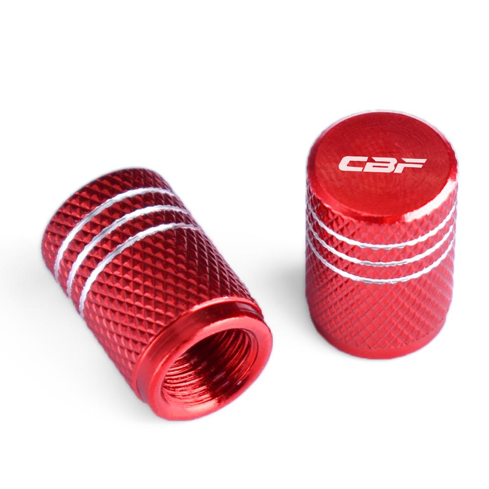 AABB1 For Honda CBF 125 150 250 500 600 S 1000 CBF500 CBF600 CBF1000 Motorcycle Wheel Tire Valve Caps CNC Tyre Airtight Covers