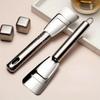 2 pezzi Paletta per ghiaccio in acciaio inossidabile, Paletta per gelato, Utensile da cucina multiuso, Pulizia del frigorifero, Paletta per sghiacciare