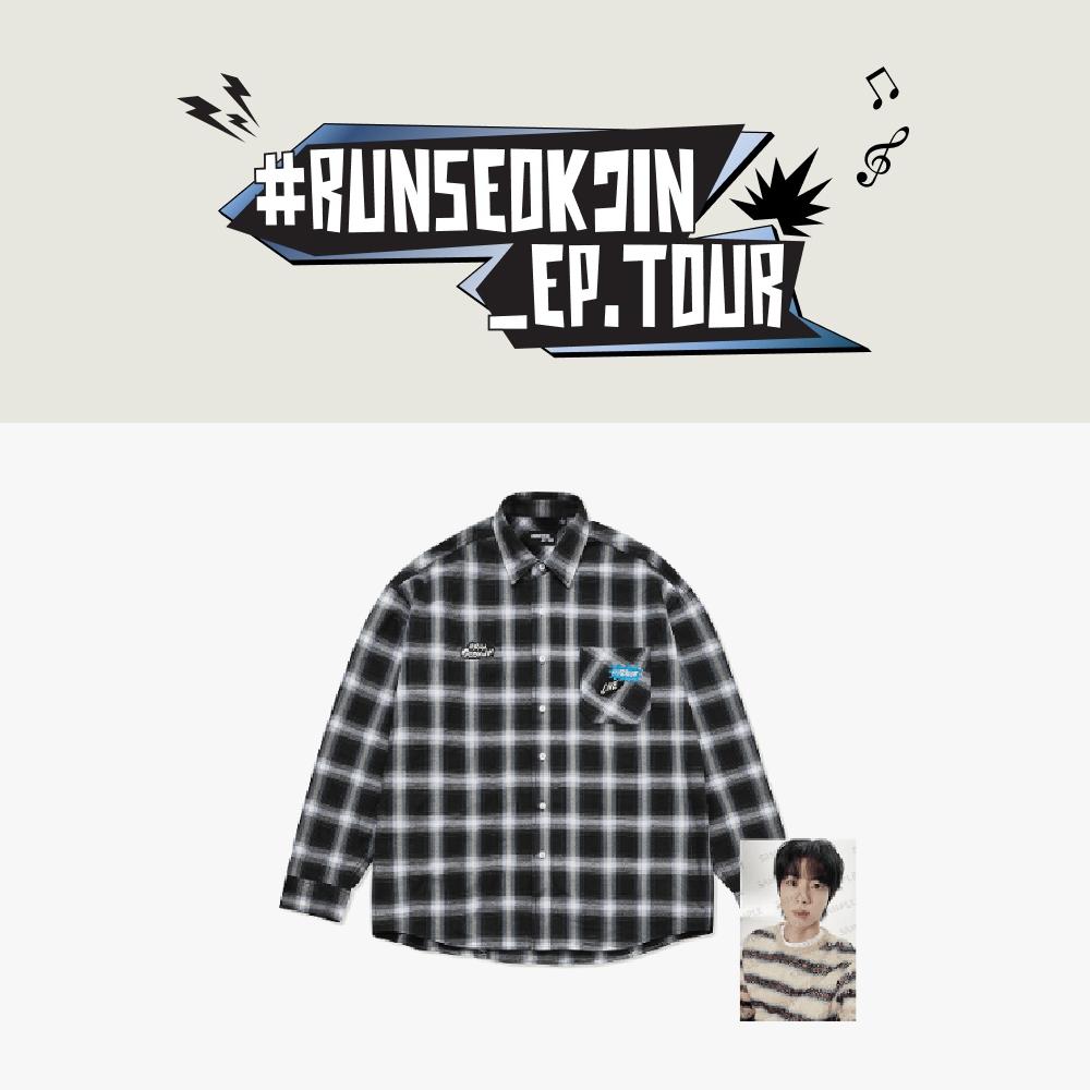 2nd Pre-order BTS RUNSEOKJIN EP.TOUR Check Shirt