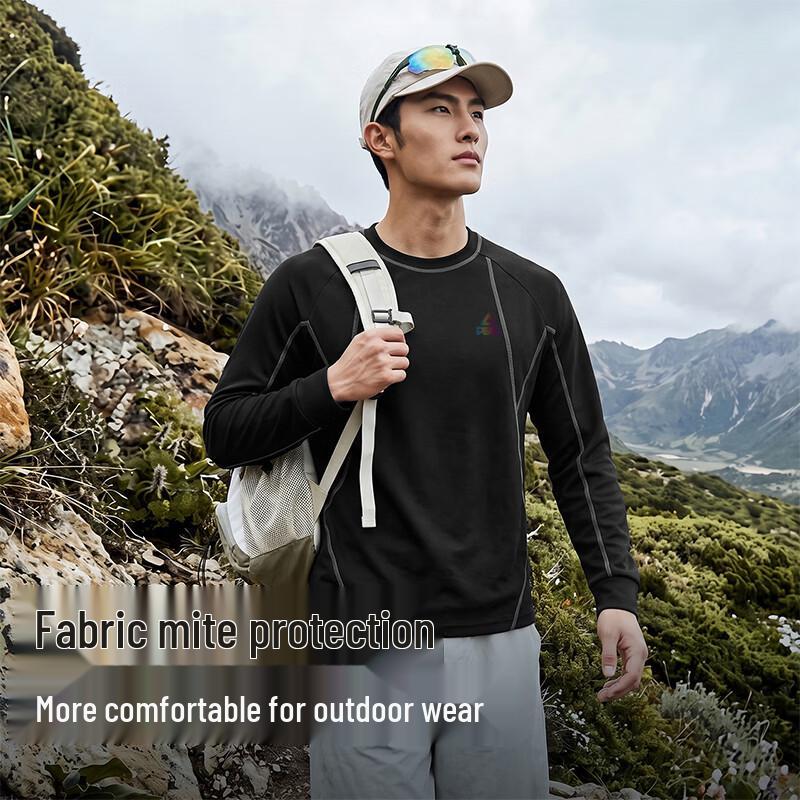 PEAK Outdoor Thermal Long-Sleeve Base Layer with Wool and Silk