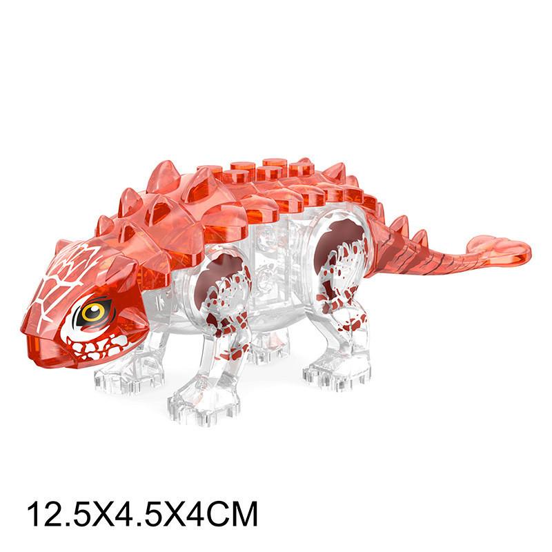 Jurassic Dinosaur World Brutal Raptor T-Rex Triceratops Rex Model Building Blocks Dino Velociraptor Figure Bricks Block Toys