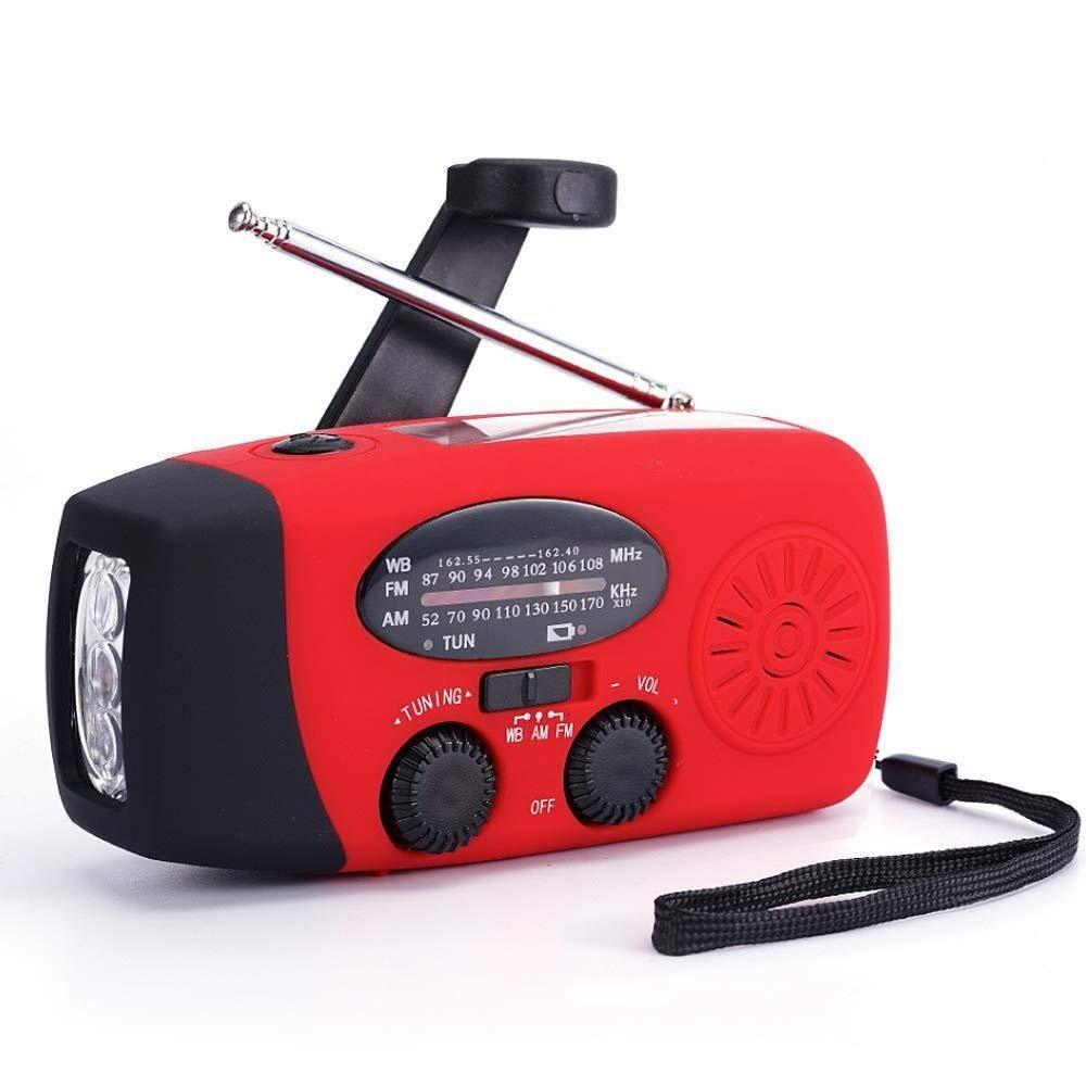 Mobile Phone Charging AM/FM Weather Radio USB Charging Hand-crank Generator FM Radio  Outdoor