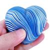 Love Heart Squeeze Toy Anxiety Relief Flow Texture Heart Shape Sensory Toy Soft TPR Decompression Stress Ball Party Favors